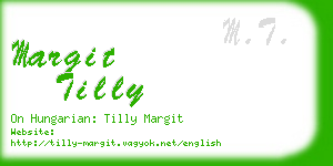 margit tilly business card